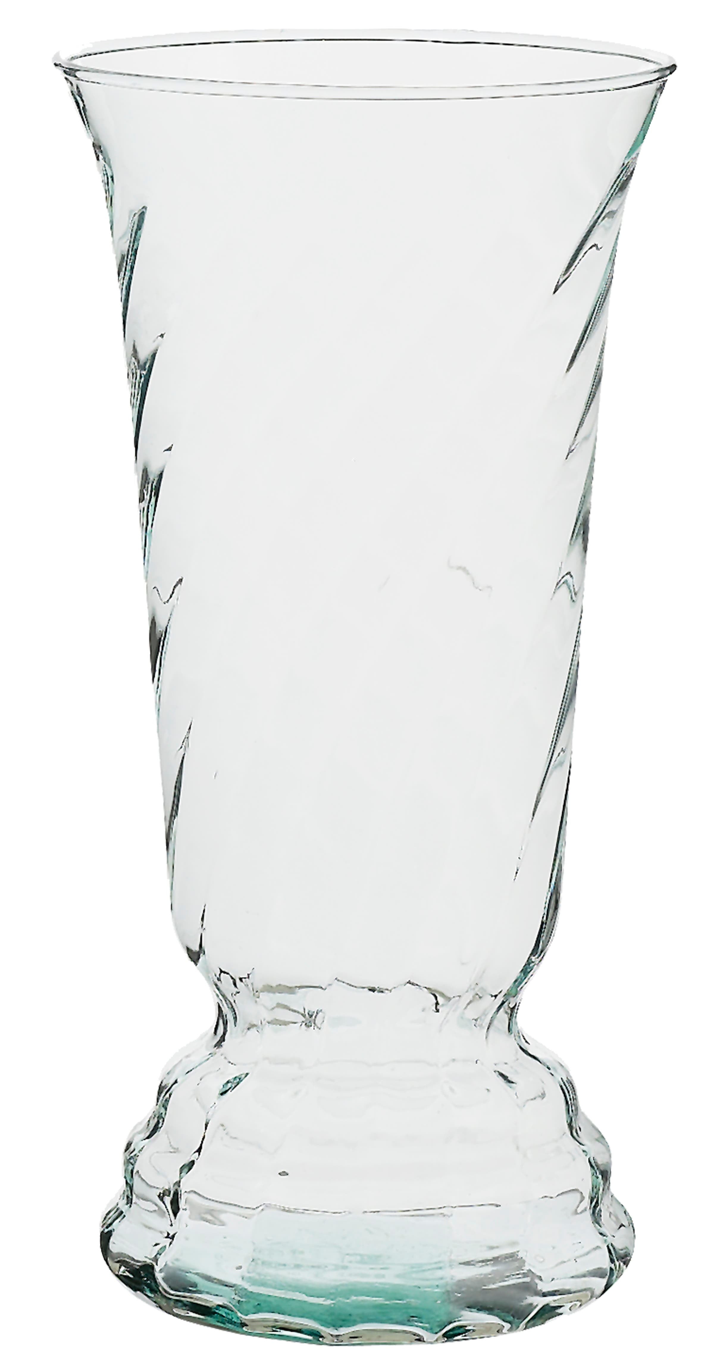 10 Clear Glass Grecian Vase