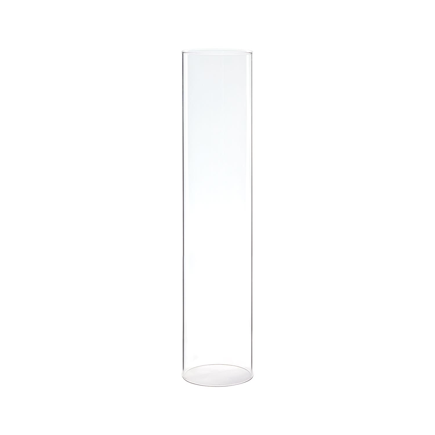 4 x 18 Chimney Clear Glass Tube