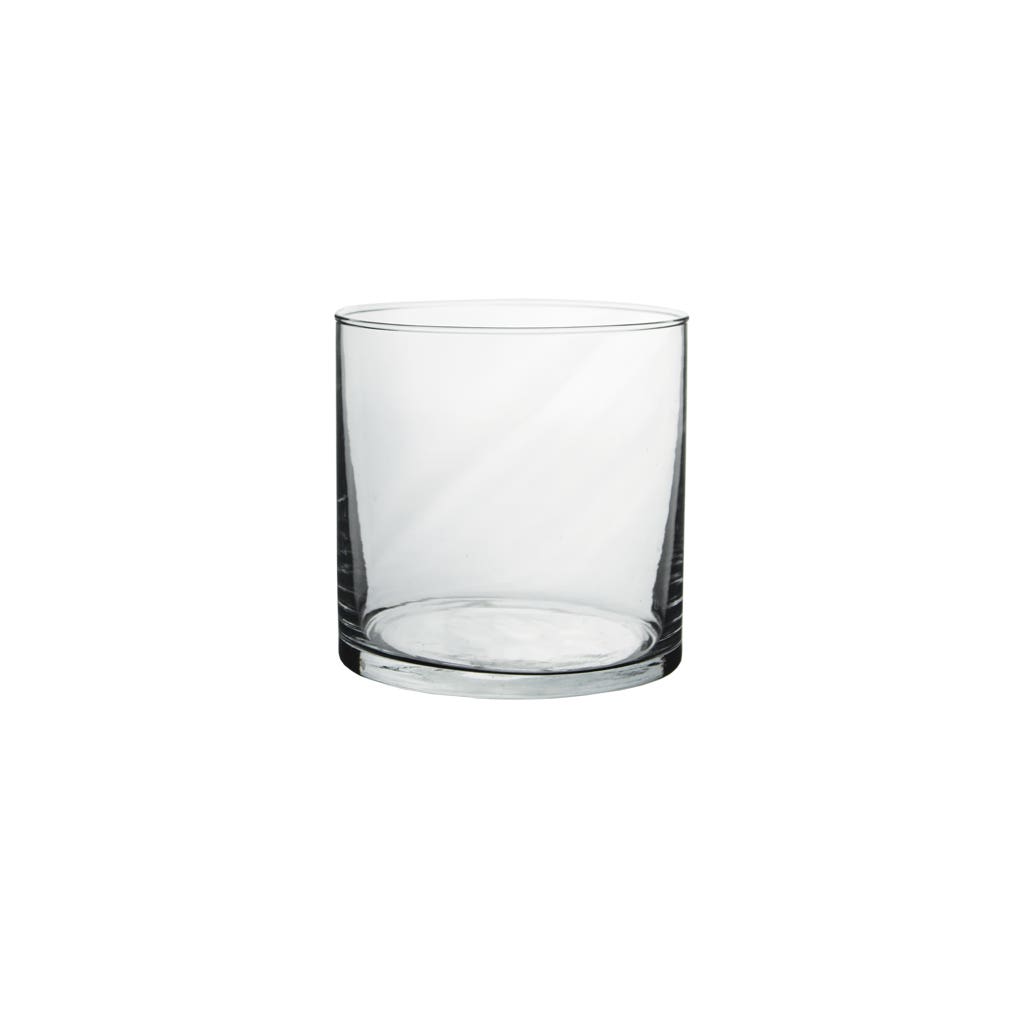 5 x 5 Clear Glass Cylinders, 12-Case