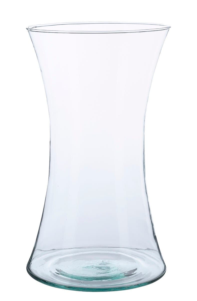 12 Clear Glass Gathering Vase