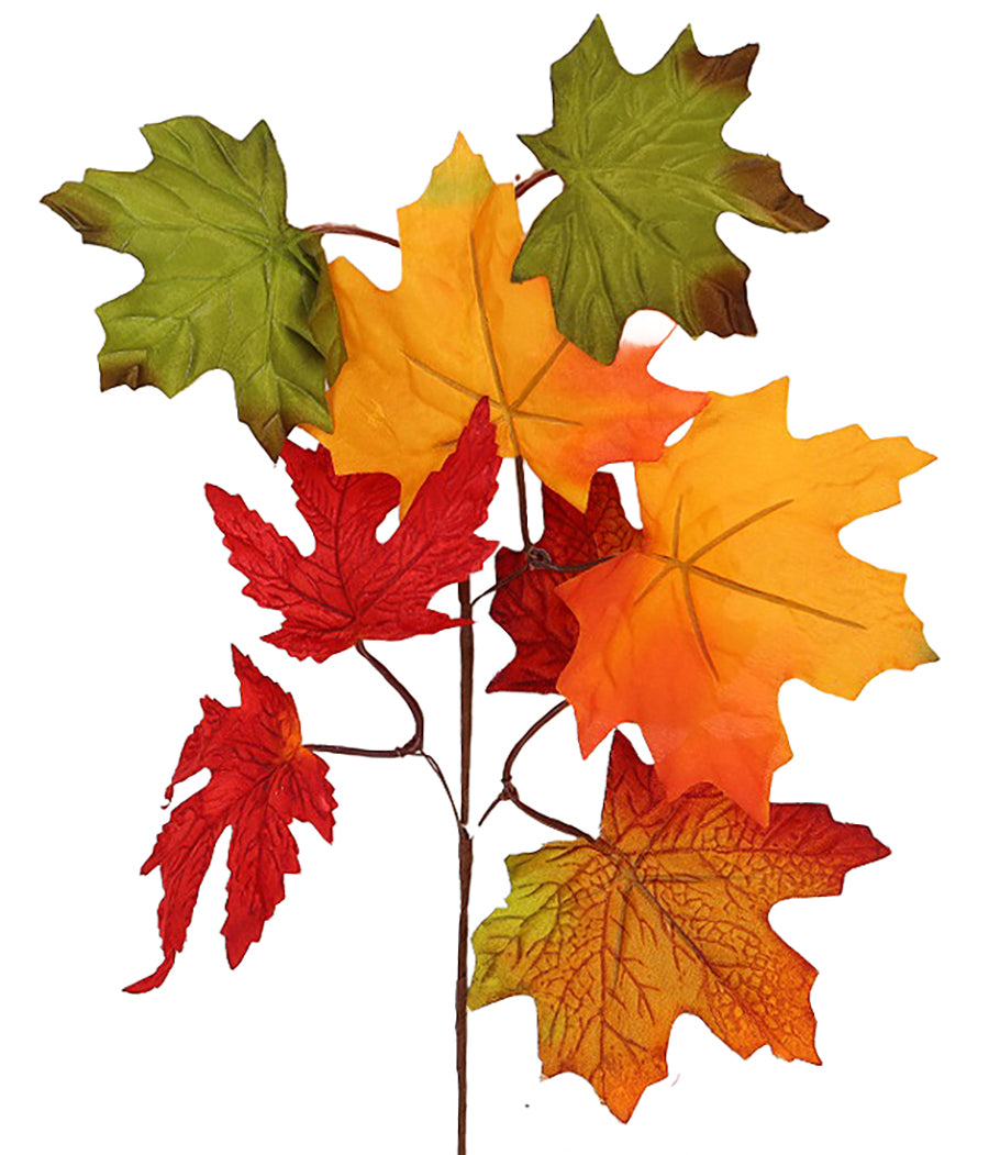 12" Fall Mix Leaf Pick