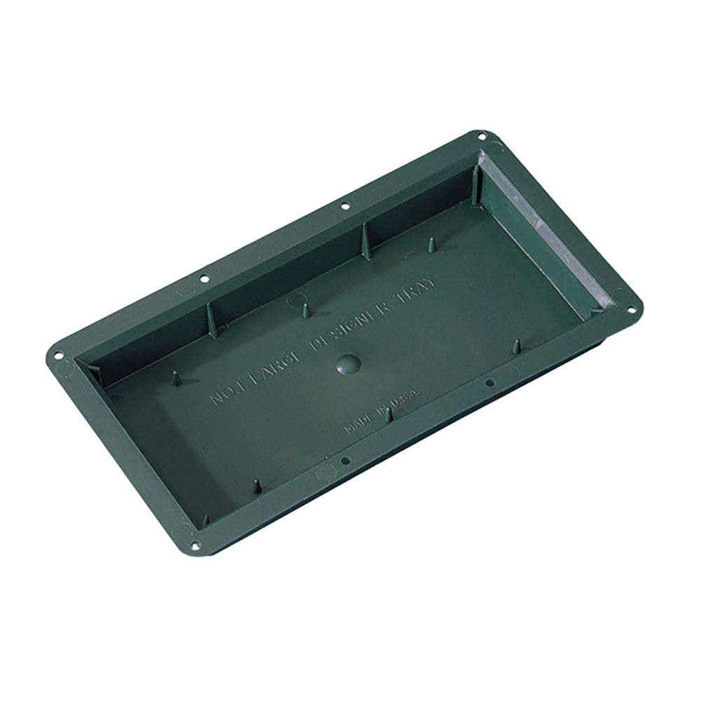 10.25x5.6.25x1.25 Green  Designer Tray