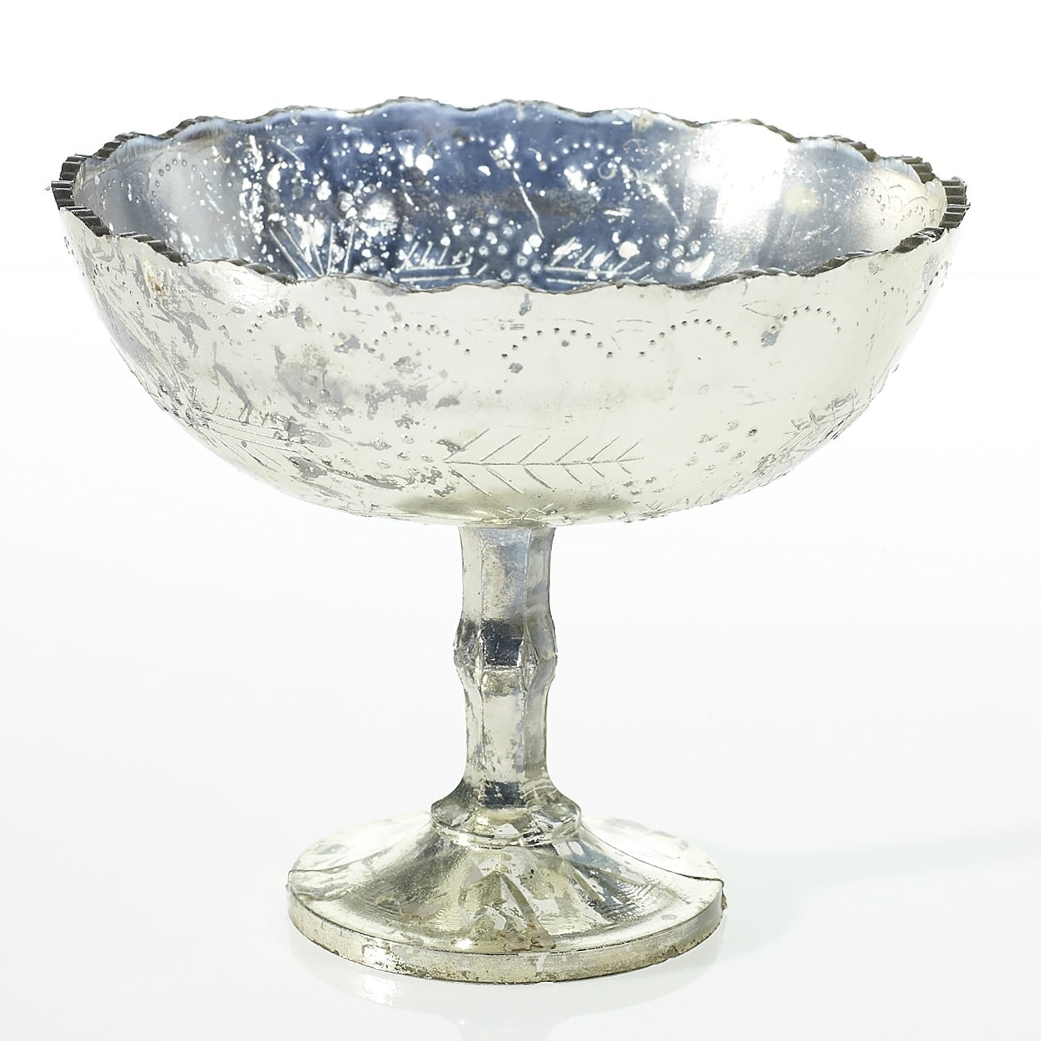 8 x 7 Desiray Silver Glass Compote