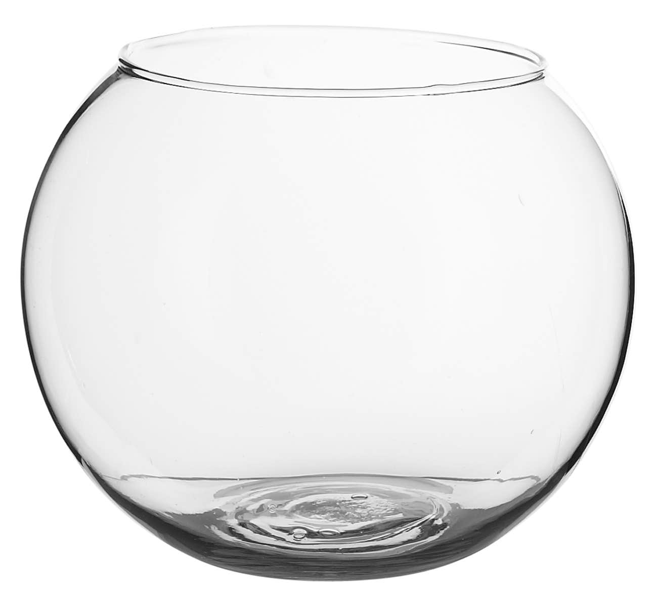 8 Clear Glass Bubble Bowls, 4-Case