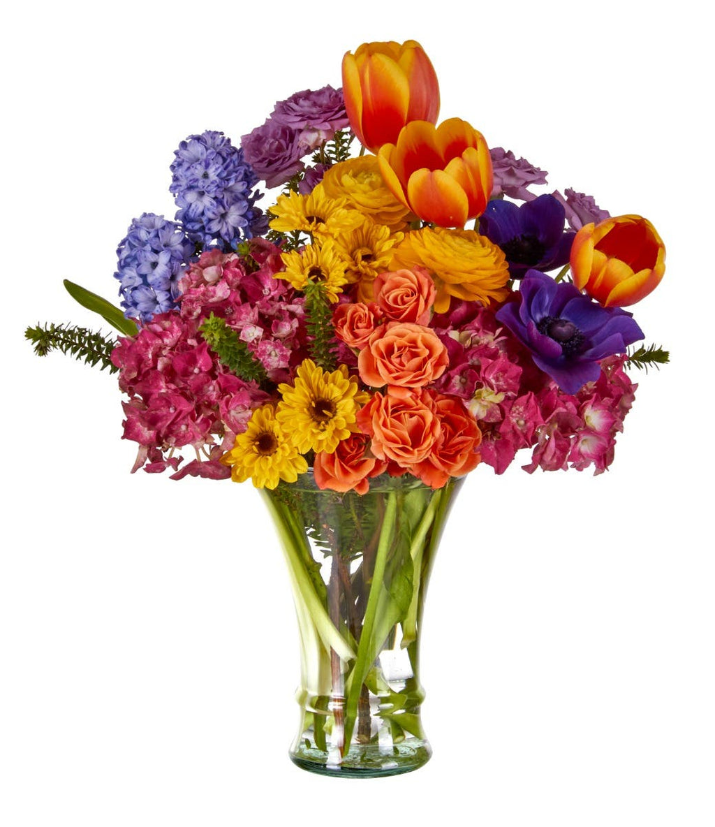 7.5 Ibiza Clear Glass Vases, 12-Case
