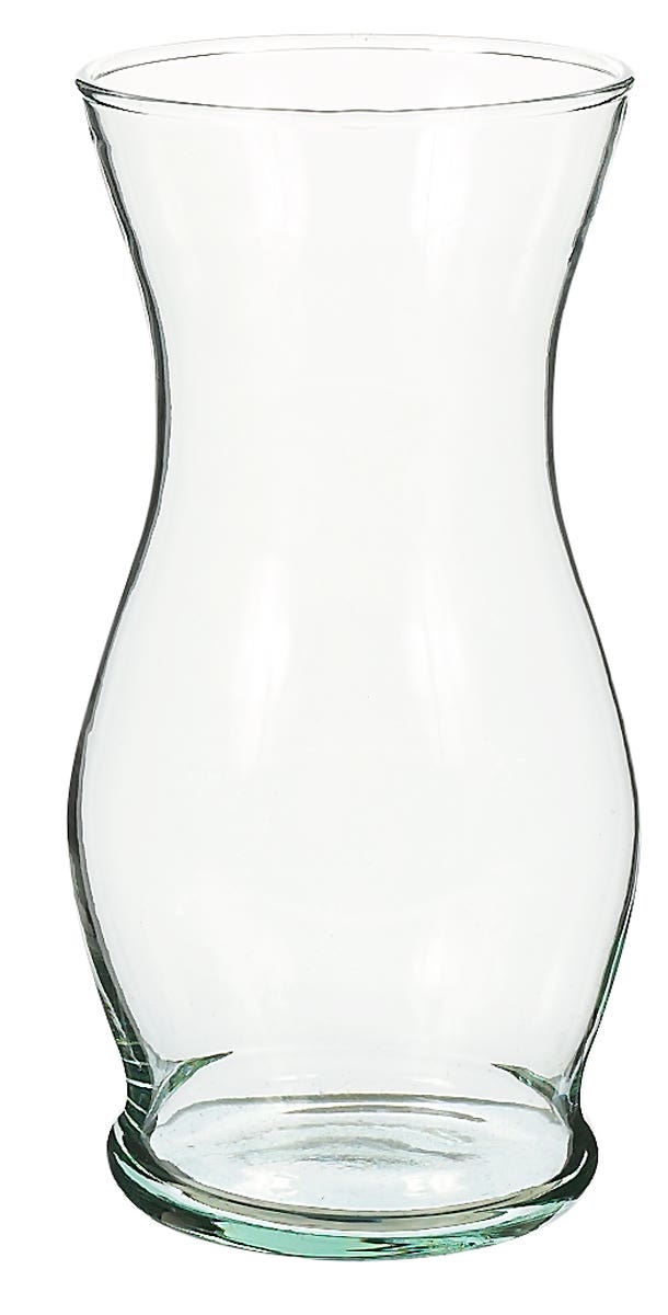 7 Gala Clear Glass Vases, 12-Case