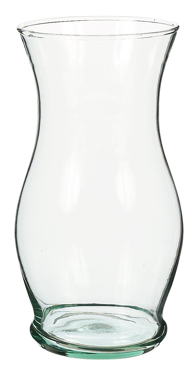 8.5 Gala Clear Glass Vases, 12-Case