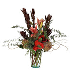 10.25 Conico Clear Glass Vases, 6-Case