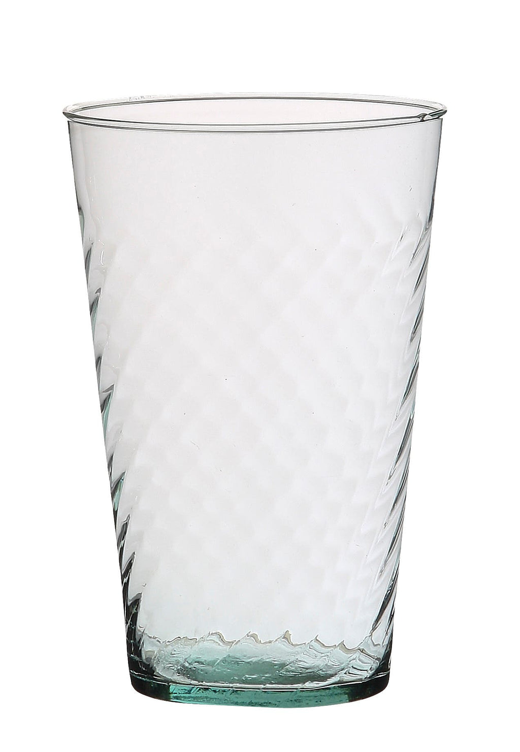 10.25 Conico Clear Glass Vases, 6-Case