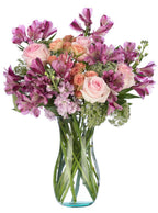 9.75 Clear Glass Vase, 12-Case