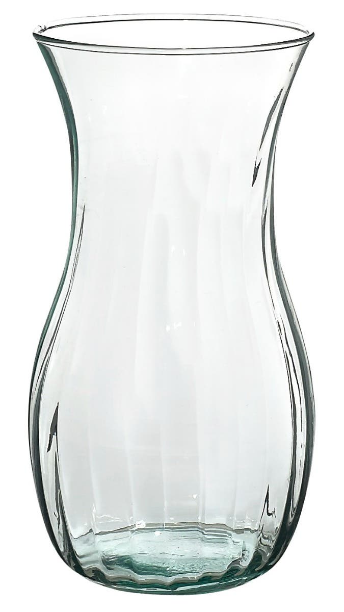 9.75 Clear Glass Vase, 12-Case