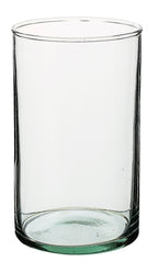 6 Clear Glass Cylinders, 12-Case