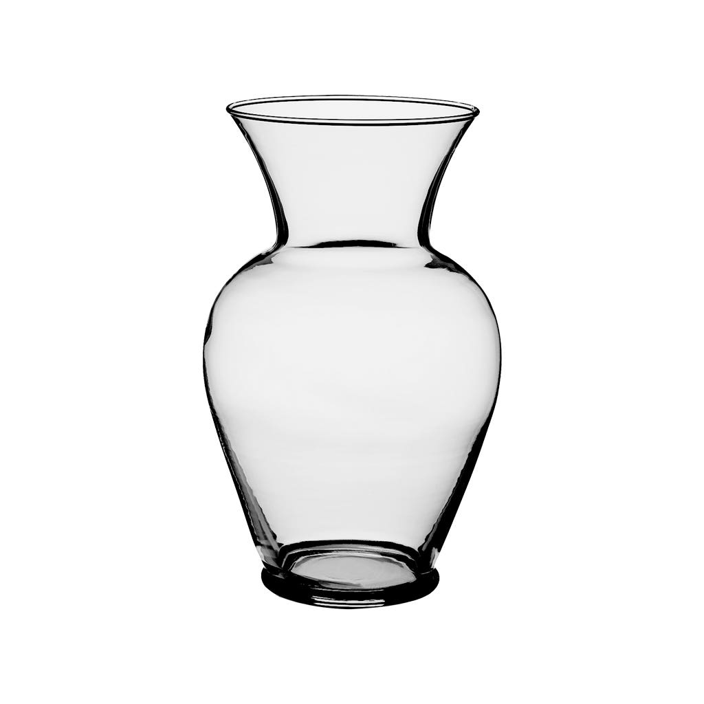 8.75 Clear Glass Vases, 12-Case