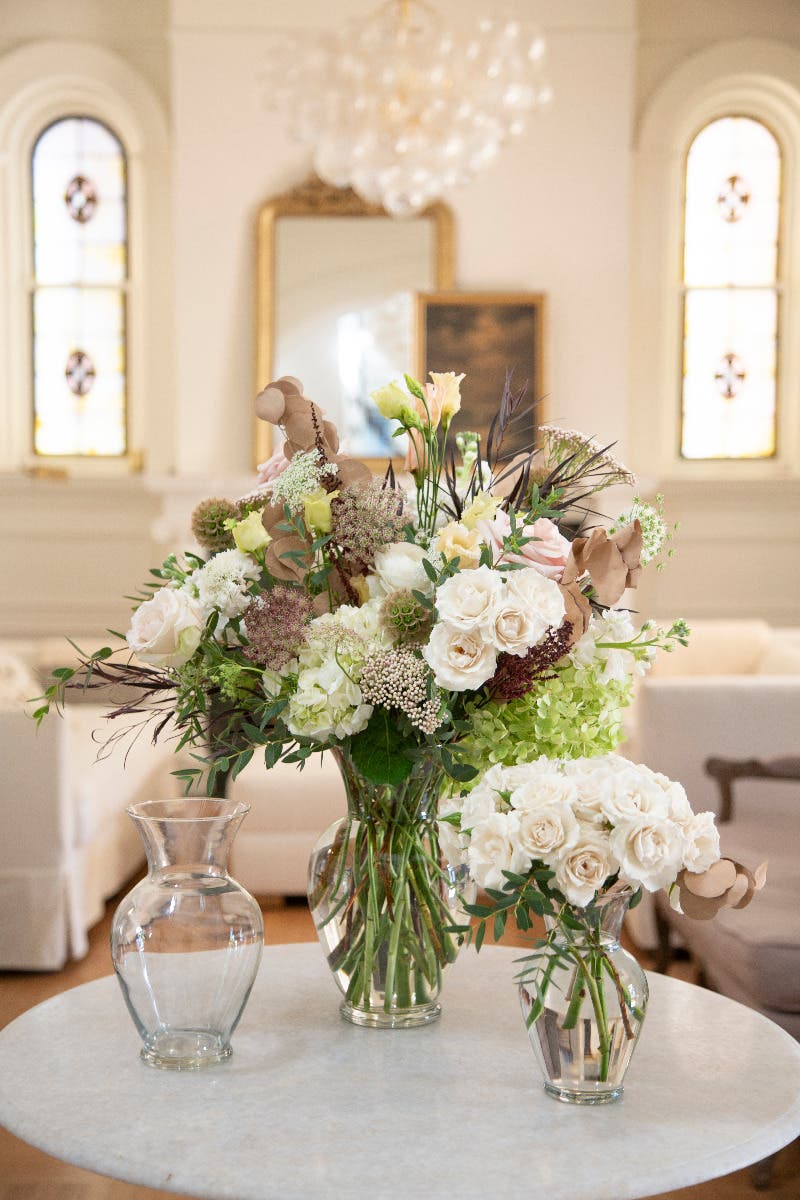 10.625 Clear Glass Vase