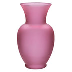 10.625 Matte Rose Glass Vases, 6-Case