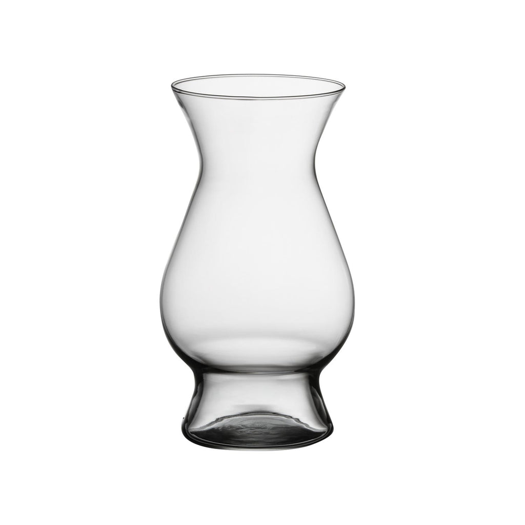 8.75 Clear Glass Bella Vases, 12-Case