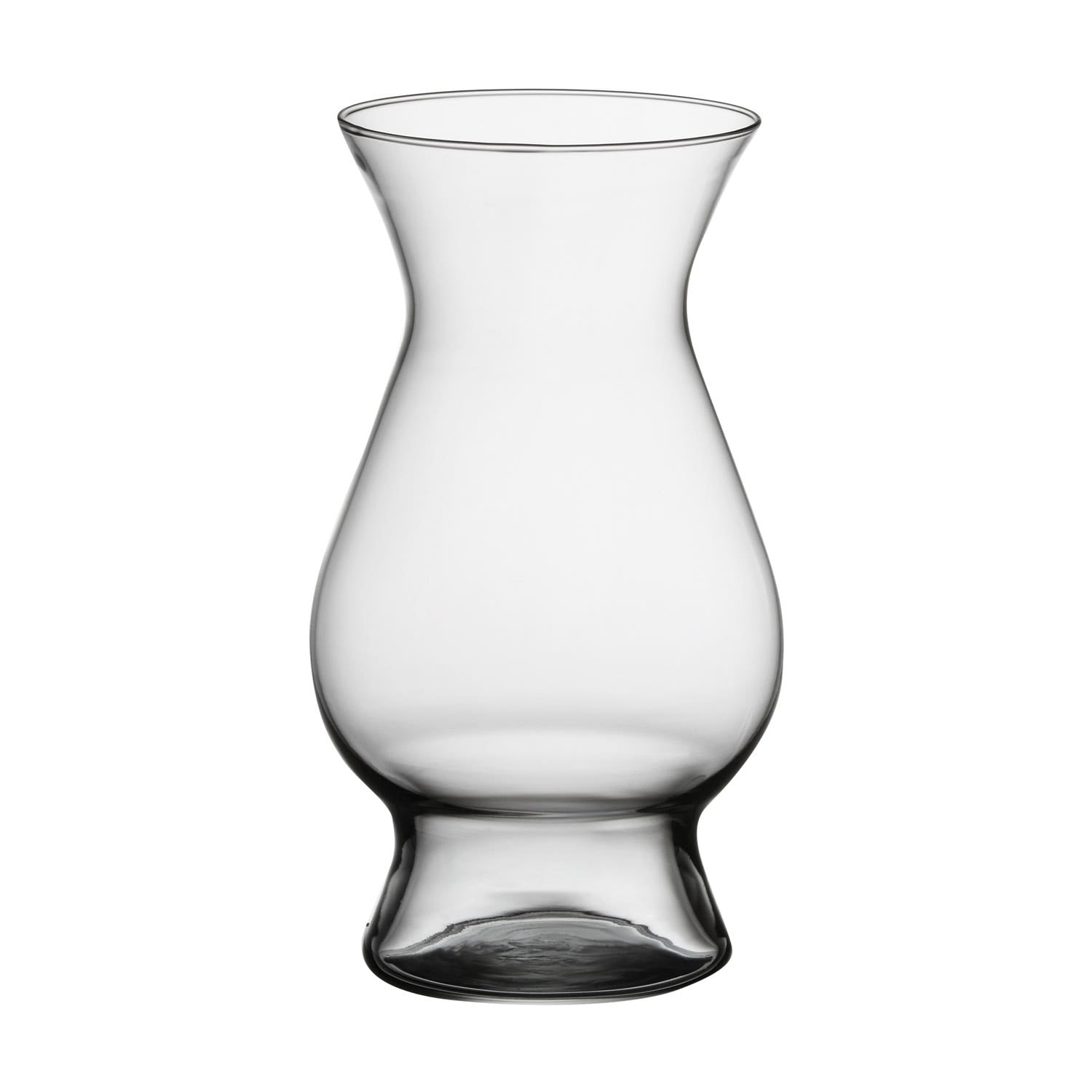 10.625 Clear Glass Bella Vases, 6-Case
