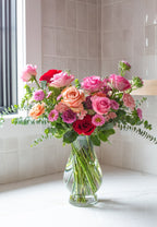 10.625 Clear Glass Bella Vases, 6-Case
