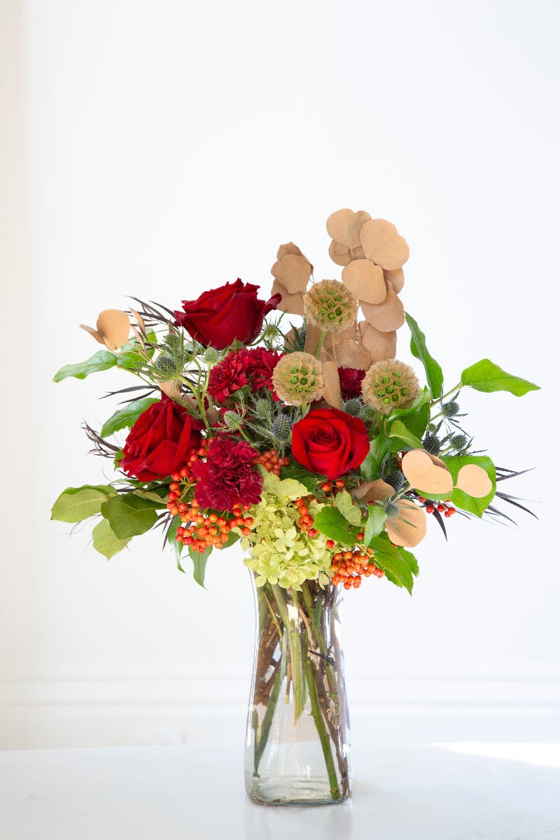 9.75 Assorted Rose Vases, 12-Case