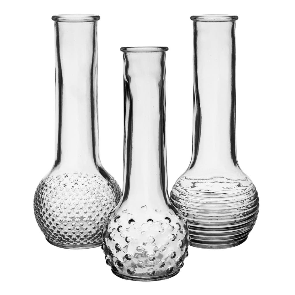 8.5 Dot Dash Bud Vases, 24-Case