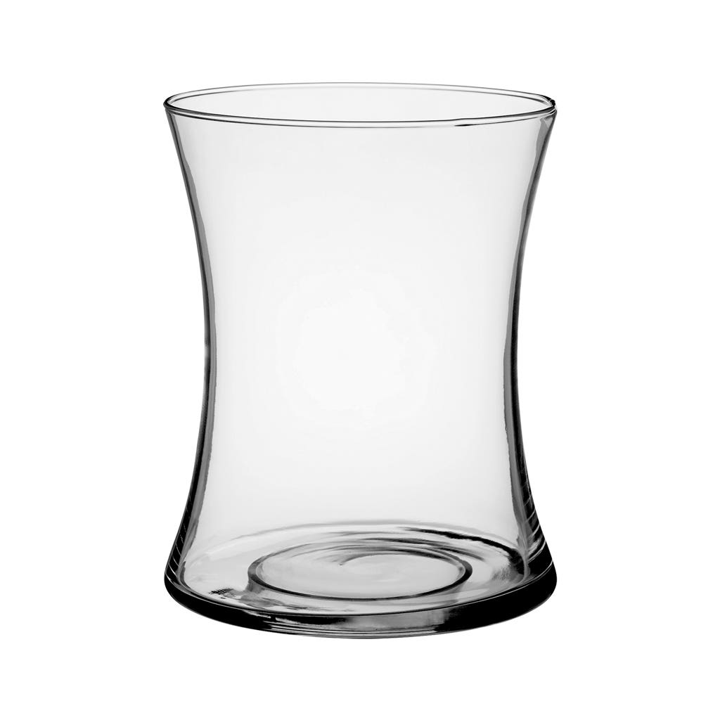 8 Clear Glass Gathering Vases, 6-Case
