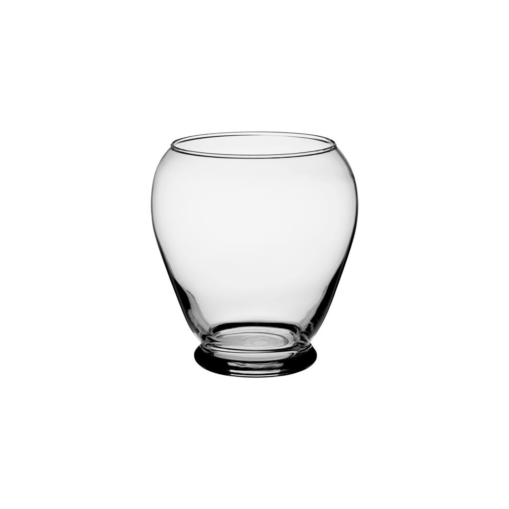 5.75 Clear Serenity Vases, 12-Case