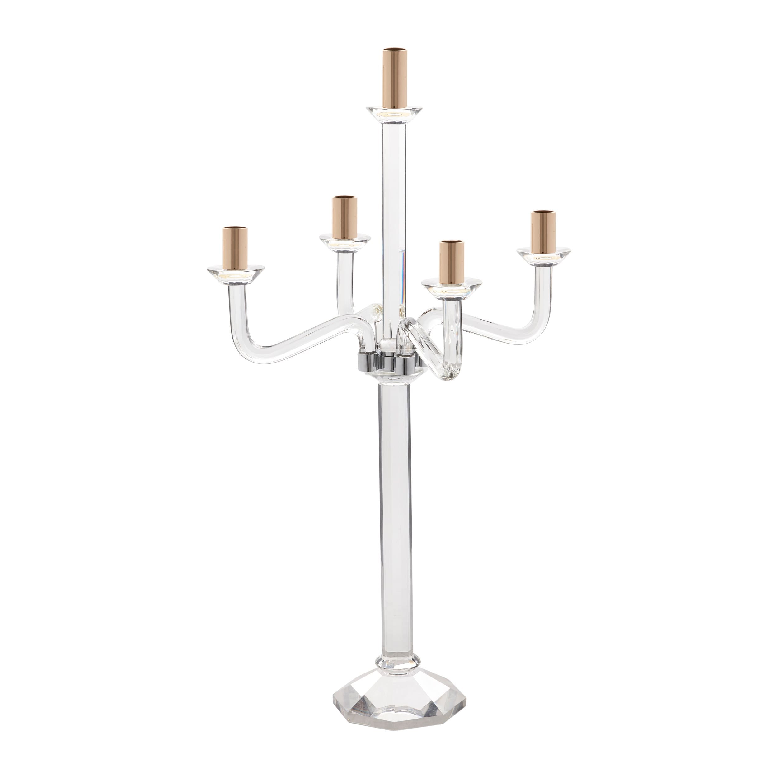16x28.75 Clear Premiere Candelabras, 2