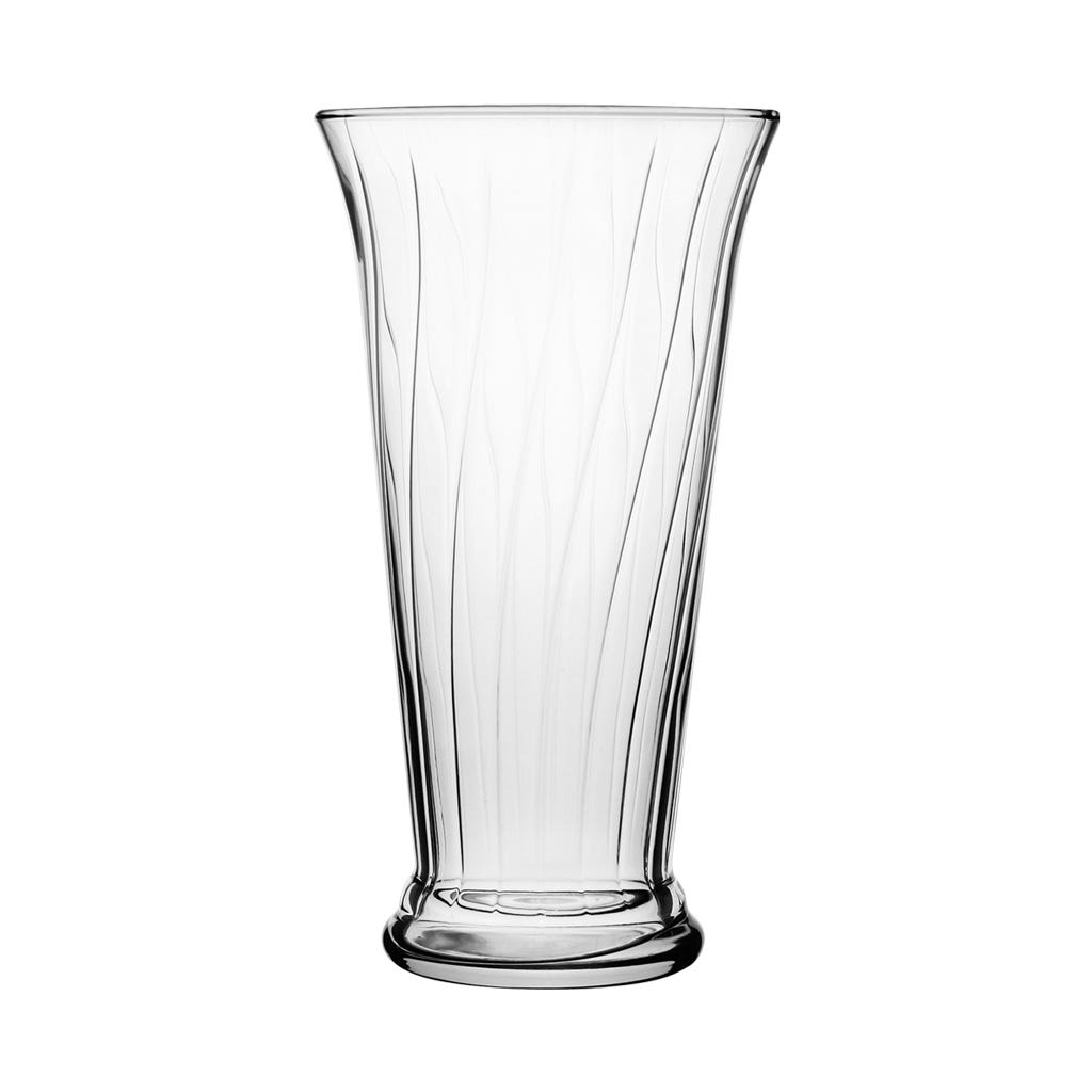 10.5 Glass Romanesque Vases, 9-Case