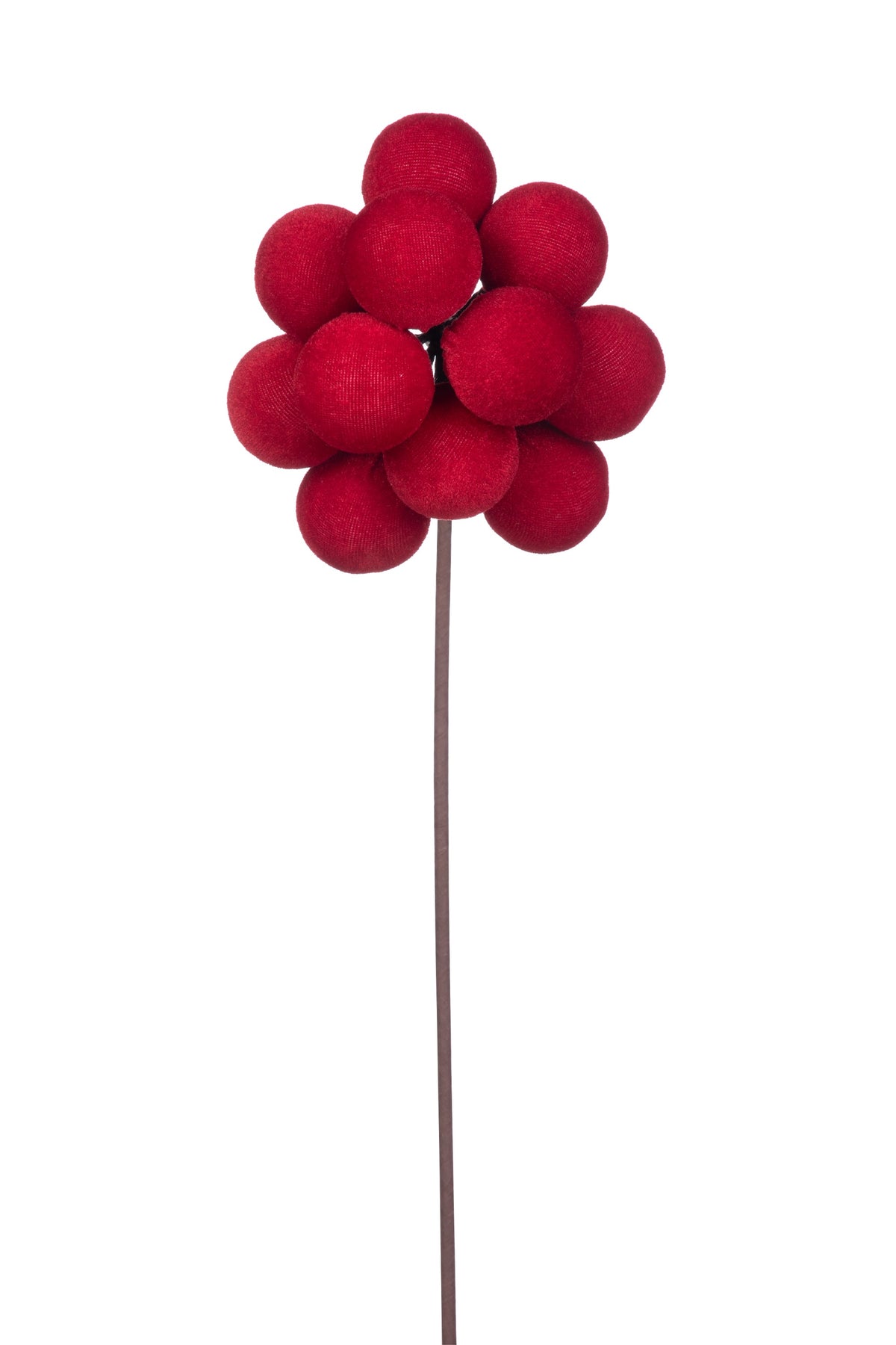 22" Red Velvet Ball Spray