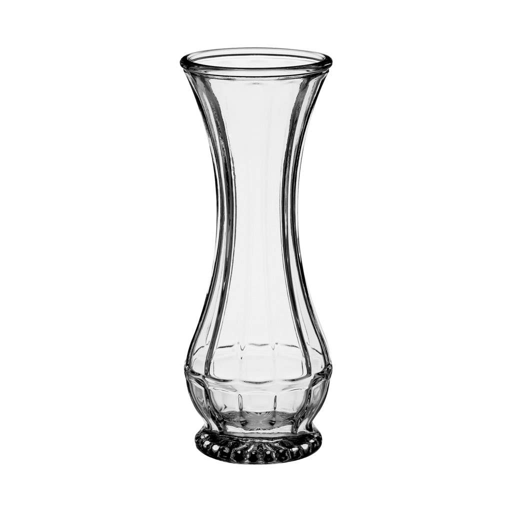 9 Clear Bouquet Vases, 24-Case