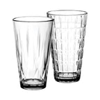 9 Assorted Clear Trio Vases, 12-Case