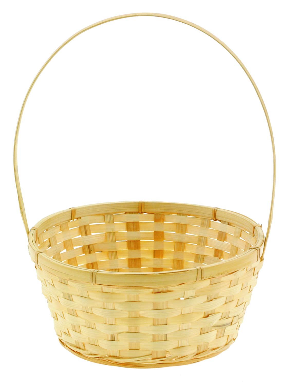 8 Natural Peeled Bamboo Basket