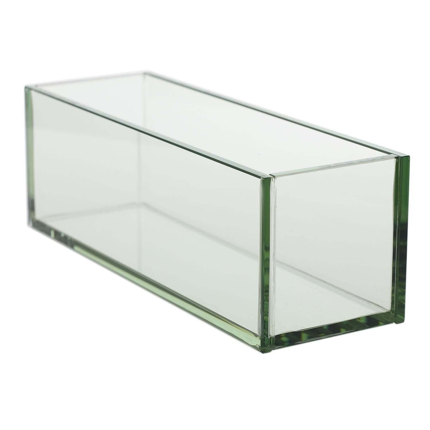 12 x 4 x 4 Clear Glass Cube