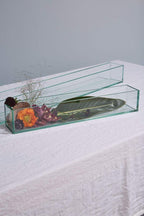 24 x 4 x 4 Clear Glass Cube, 2-Case