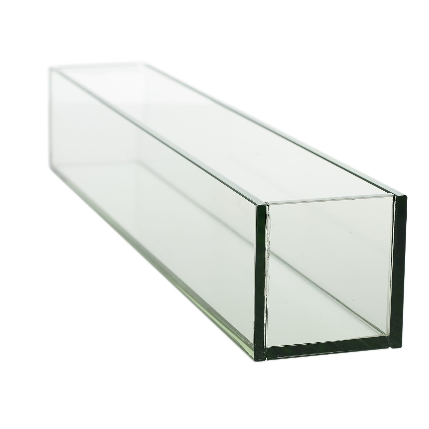 24 x 4 x 4 Clear Glass Cube, 2-Case