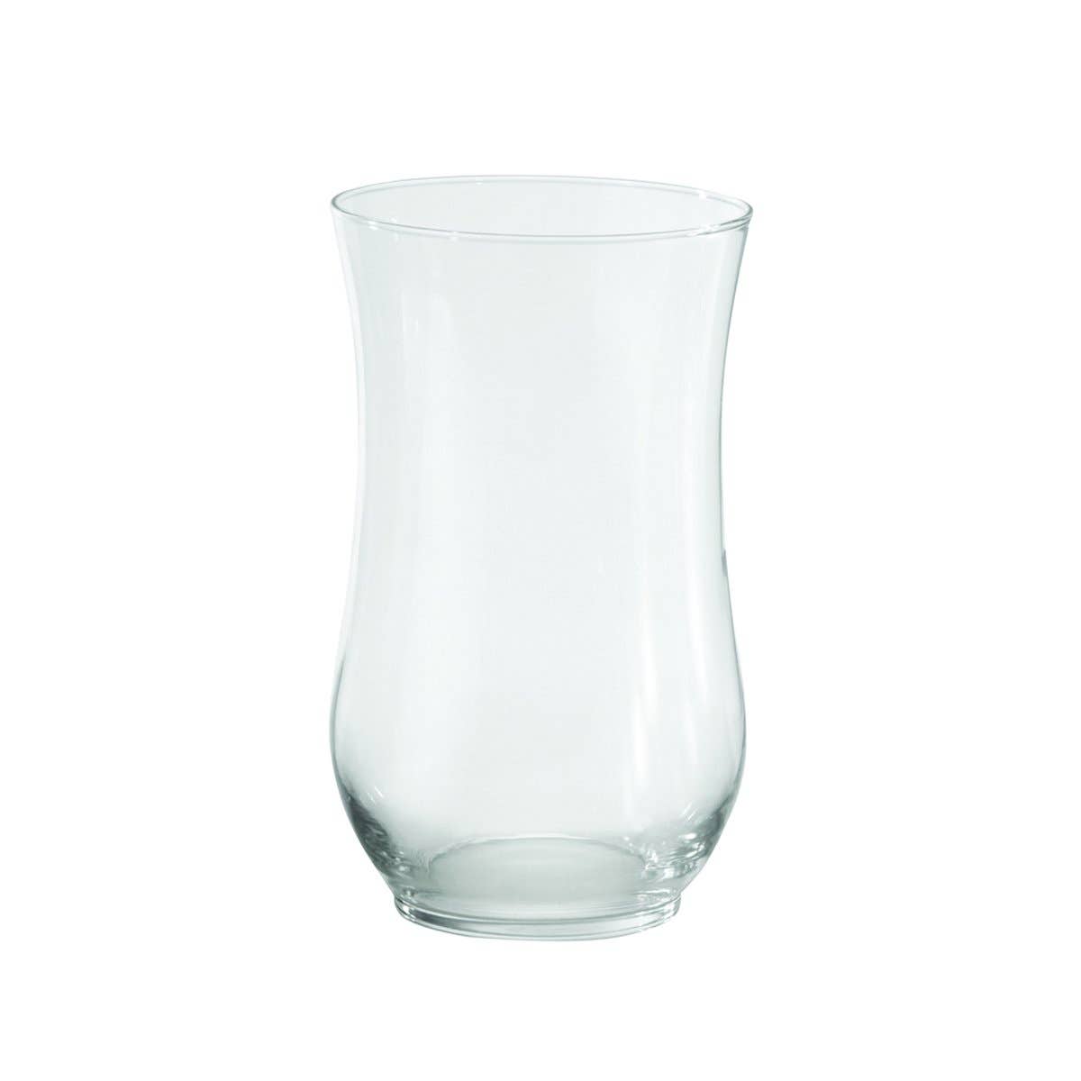 9 Clear Glass Hurricane Vases, 4-Case