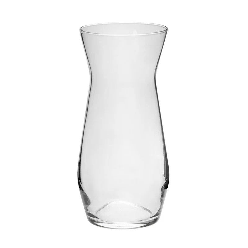 Clear Glass Paragon Vases 8.25", 12-Case