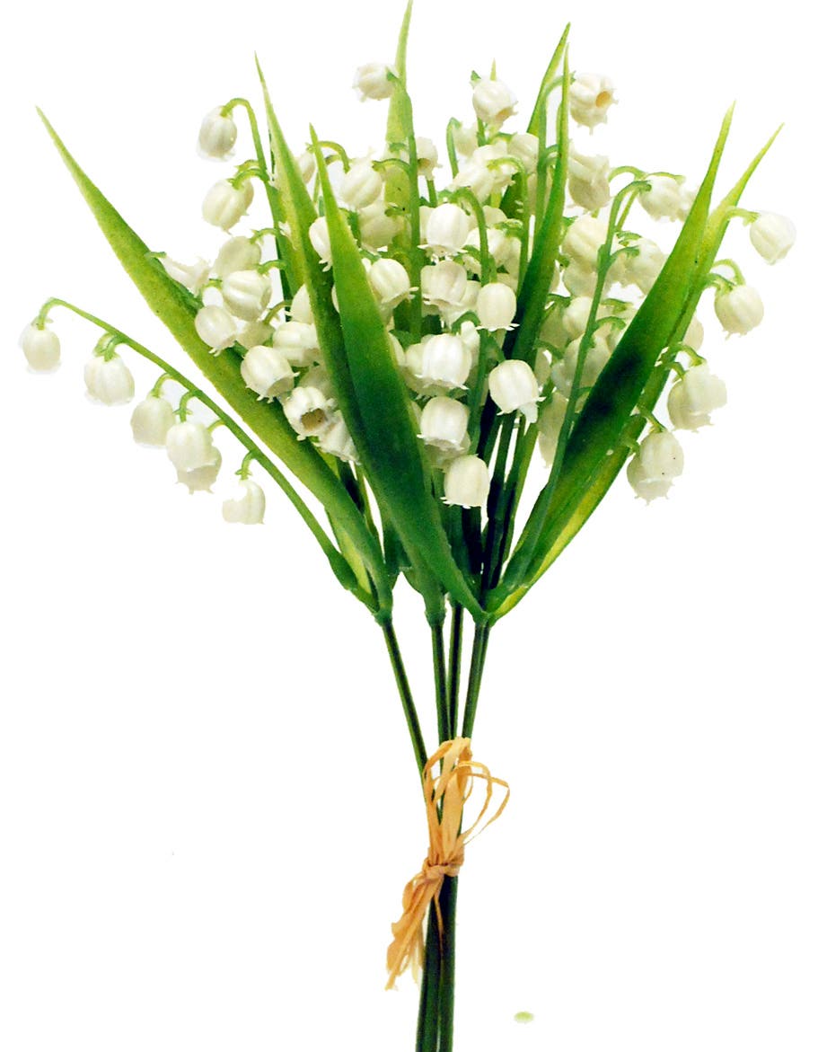 11 White Lily of the Valley Bundle