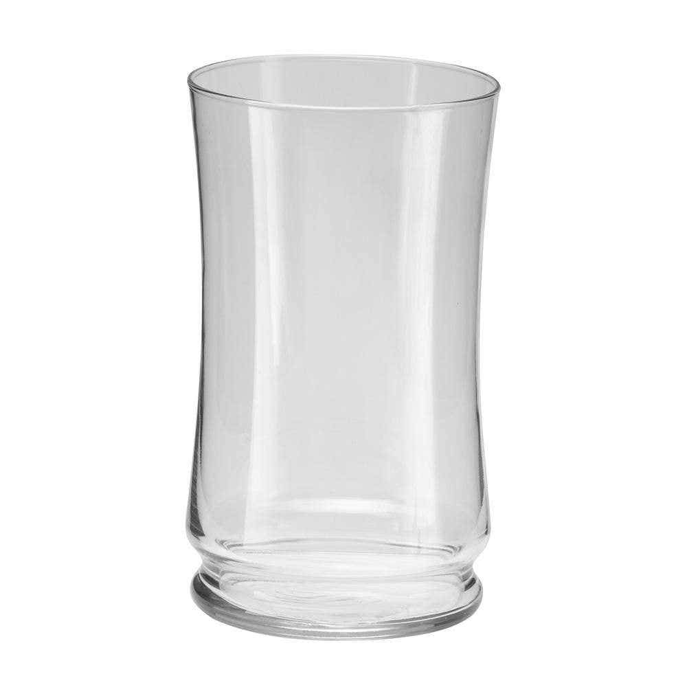 10.25 Clear Glass Grace Vases, 12-Case
