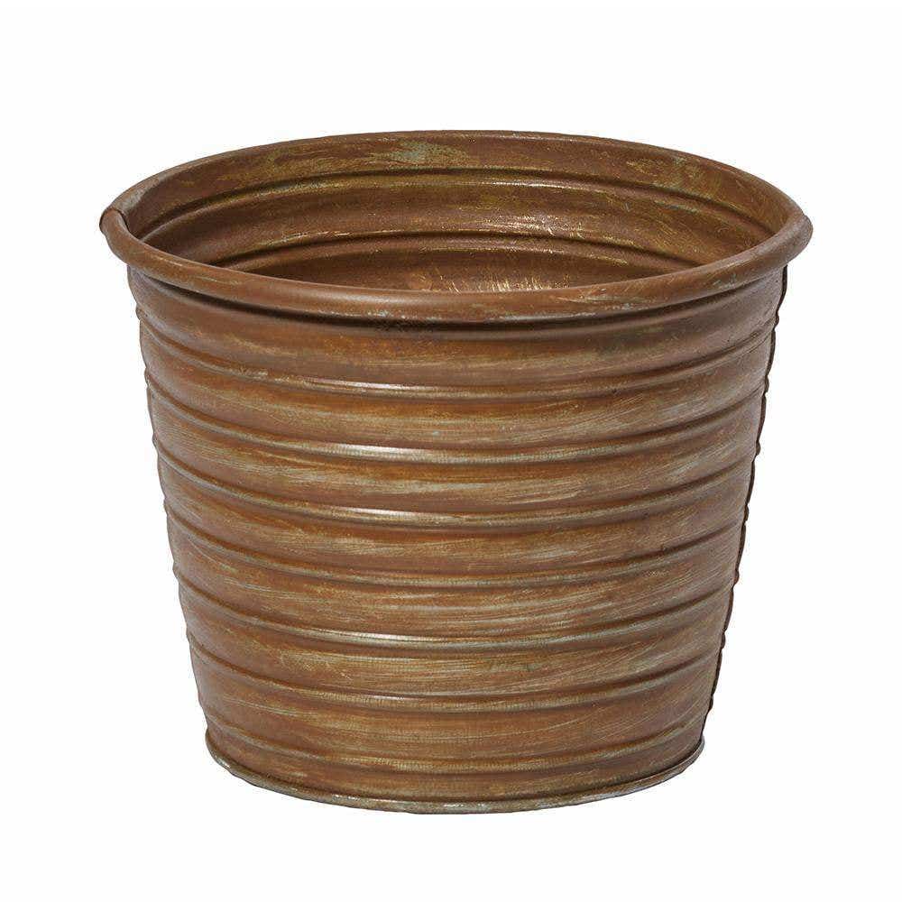 5.5 Rust Tin Pot
