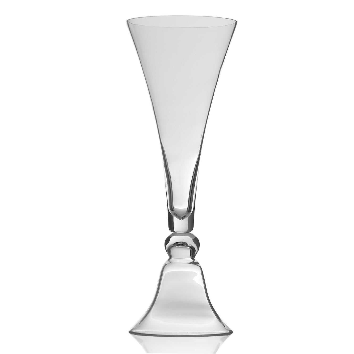 9 x 24 Clarinet Clear Glass Vase