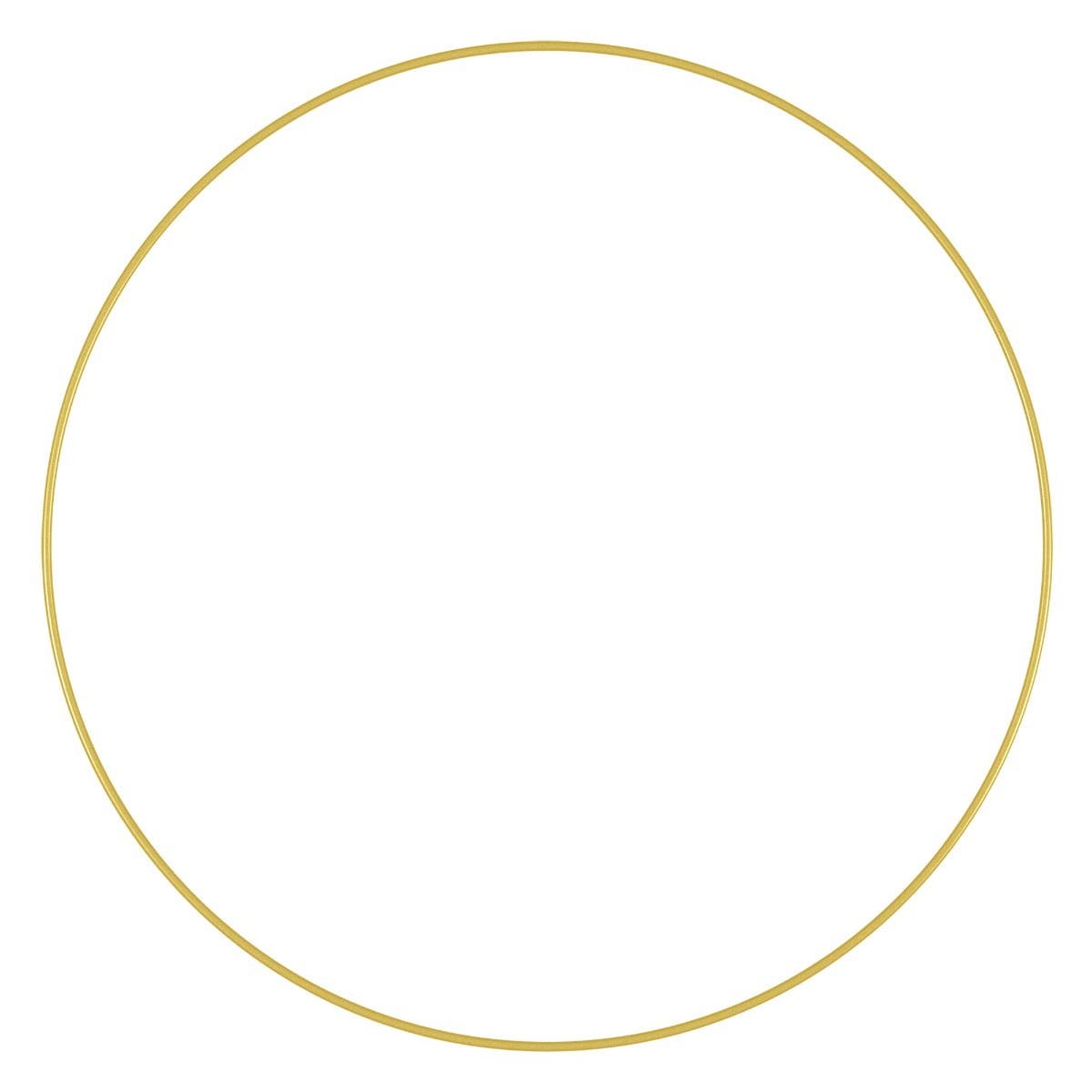 24 Gold Wire Ring Wreath