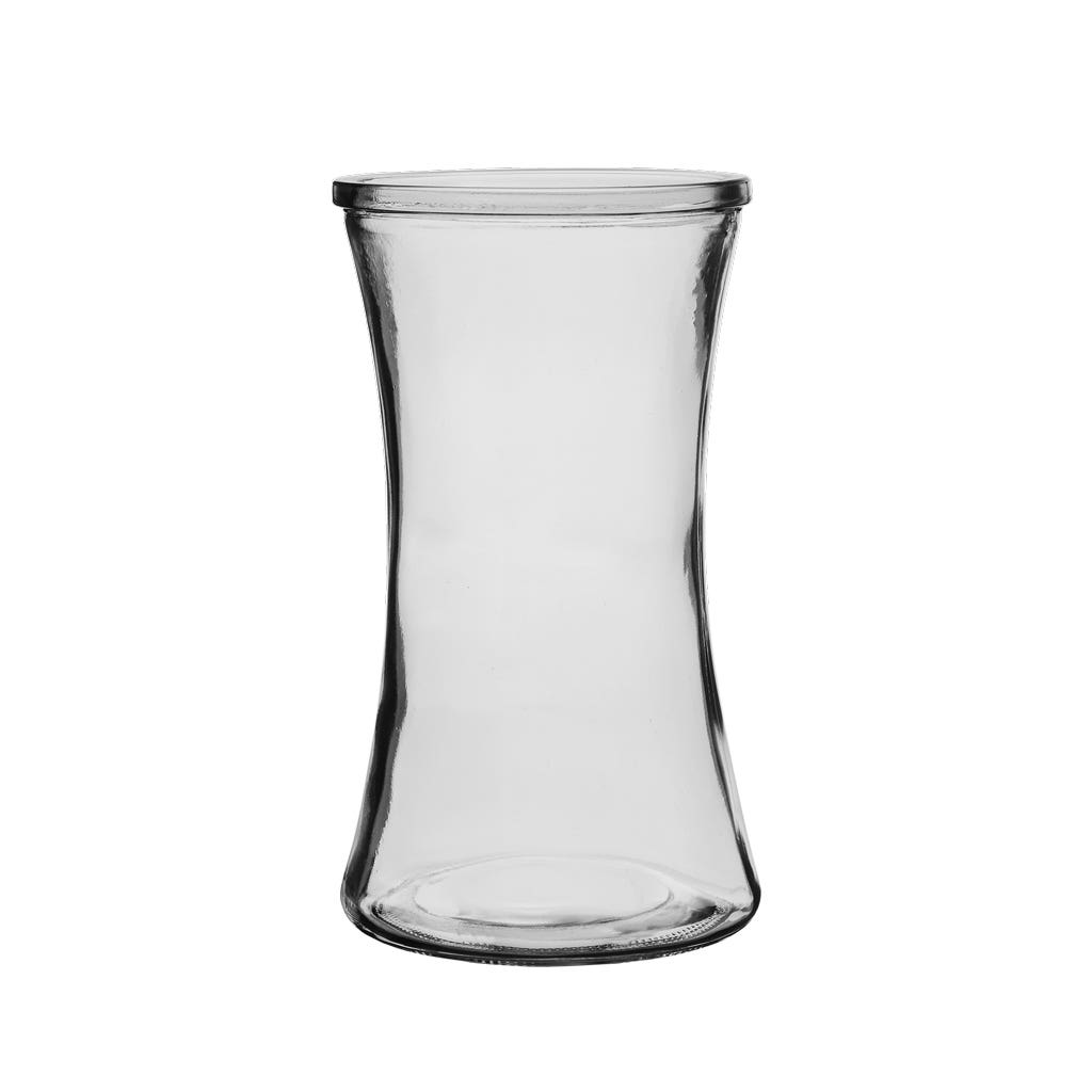 8 Clear Glass Gathering Vases, 12-Case
