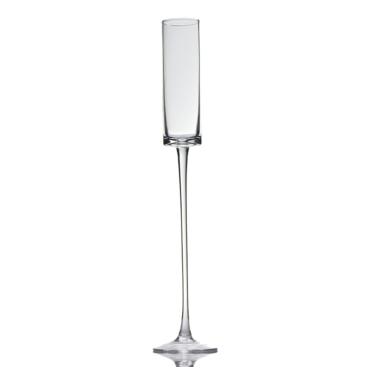 2 x 20 Halo Glass Clear Cylinder