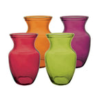 8 Orchard Harvest Glass Rose Vases, 12