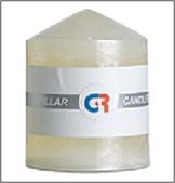 3 x 6 Ivory Pillar Candle