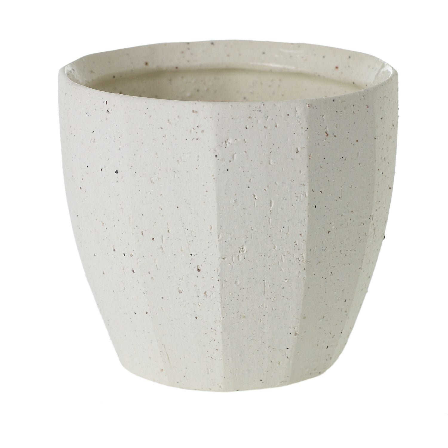 4x3.75 Bona Off White Ceramic Pots, 36