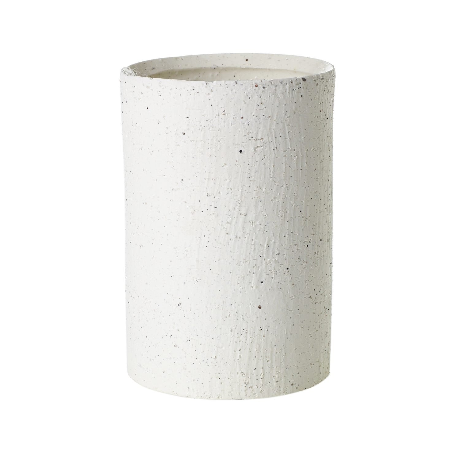 4 x 5.75 Tobago Off White Ceramic Vase