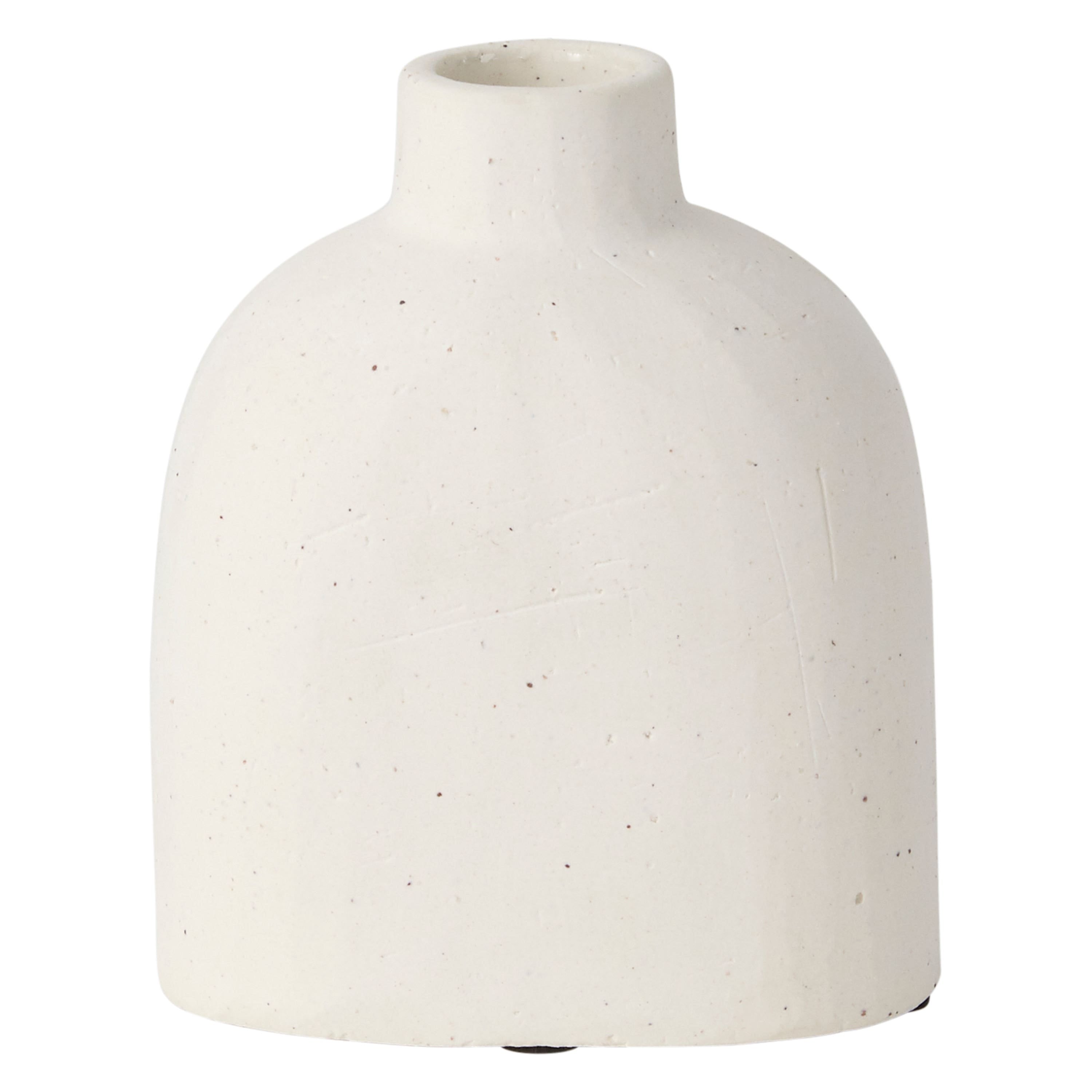 3.5 x 2 x 4.25 White Karis Bud Vase