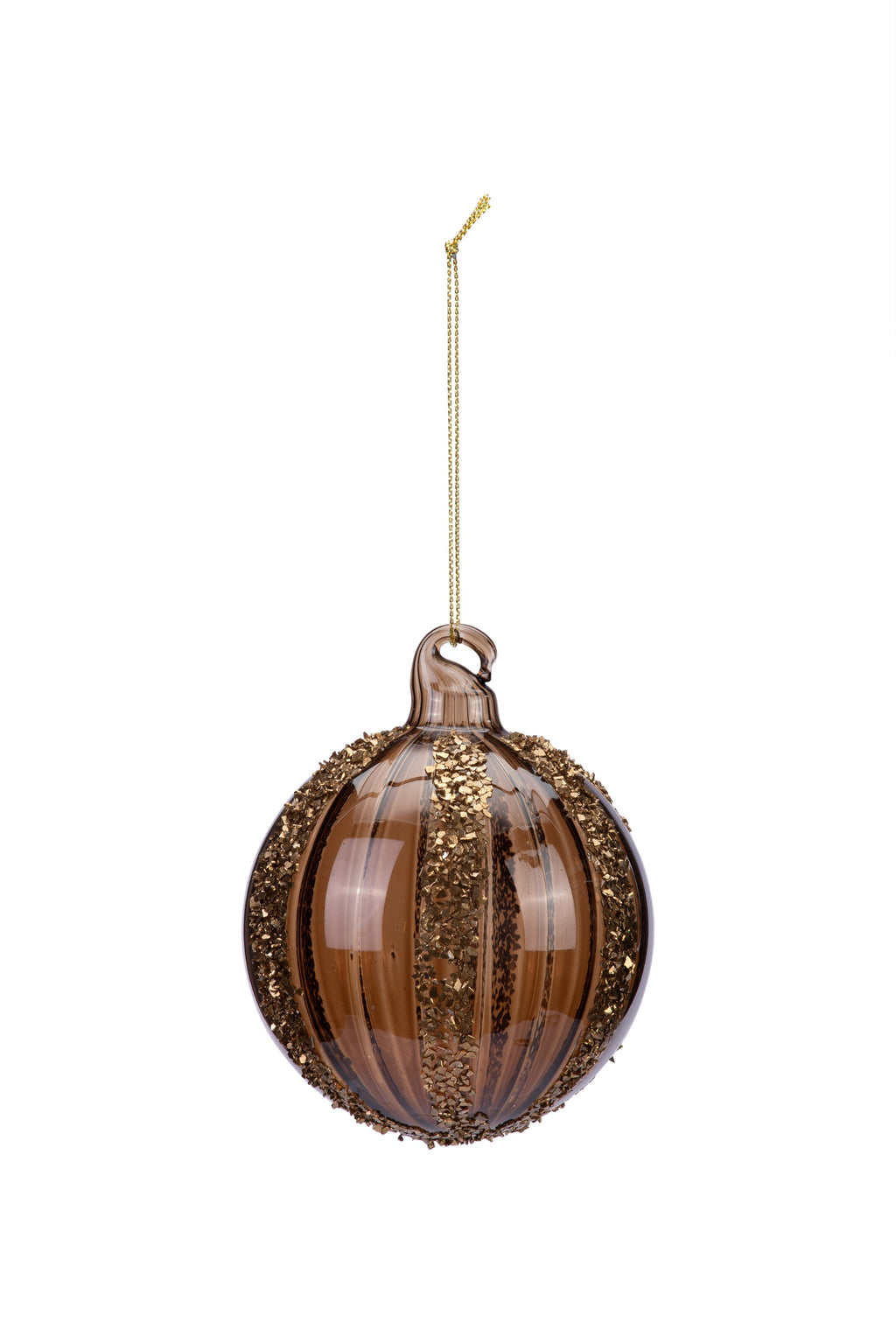 Brown Glass Ornament